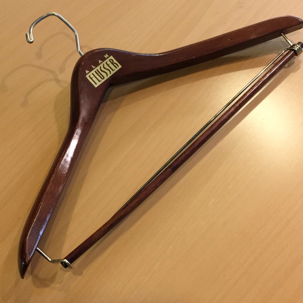 Alan Flusser Solid Wood Suit Hanger